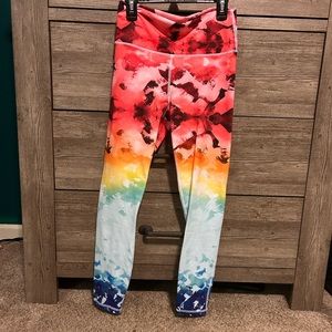 Fabletics rainbow leggings